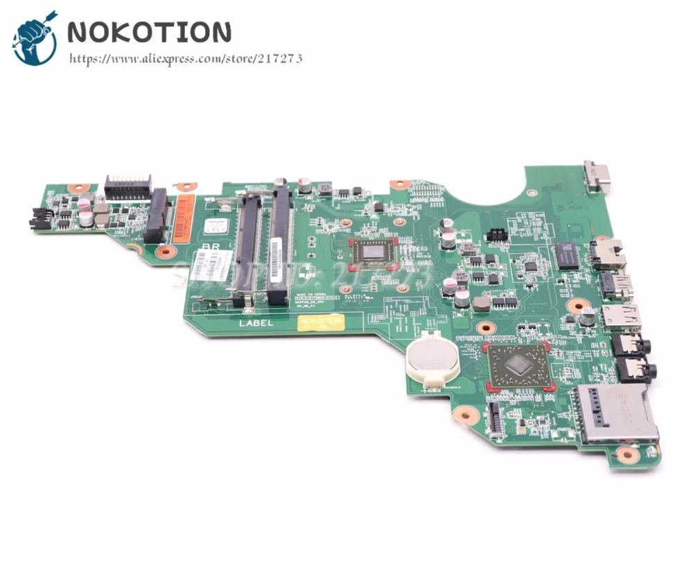 

Материнская плата NOKOTION для ноутбука HP Compaq CQ58 2000 655, 688303-501 688303-001 010172W00-600-G, основная плата UMA DDR3