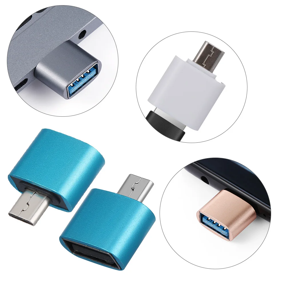 1 шт. лидер продаж конвертер Micro USB с разъемом папа на 2 0 Мама OTG адаптер Android V8