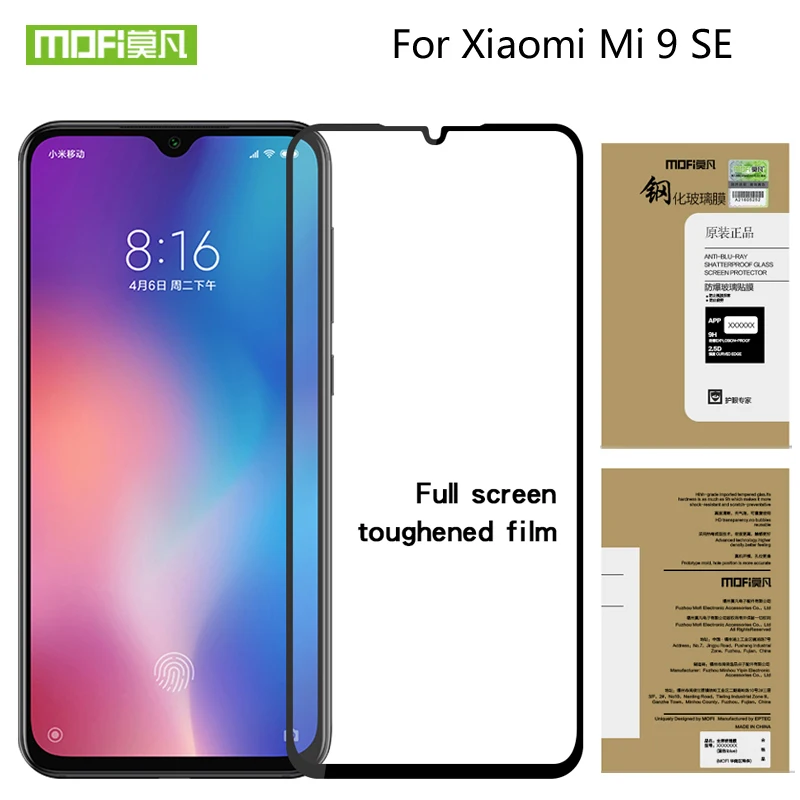 

Mofi Tempered Glass For Xiaomi Mi 9 SE Screen Protector Tempered Glass For Xiaomi Mi9SE mi 9se screen protector For Xiaomi 9se