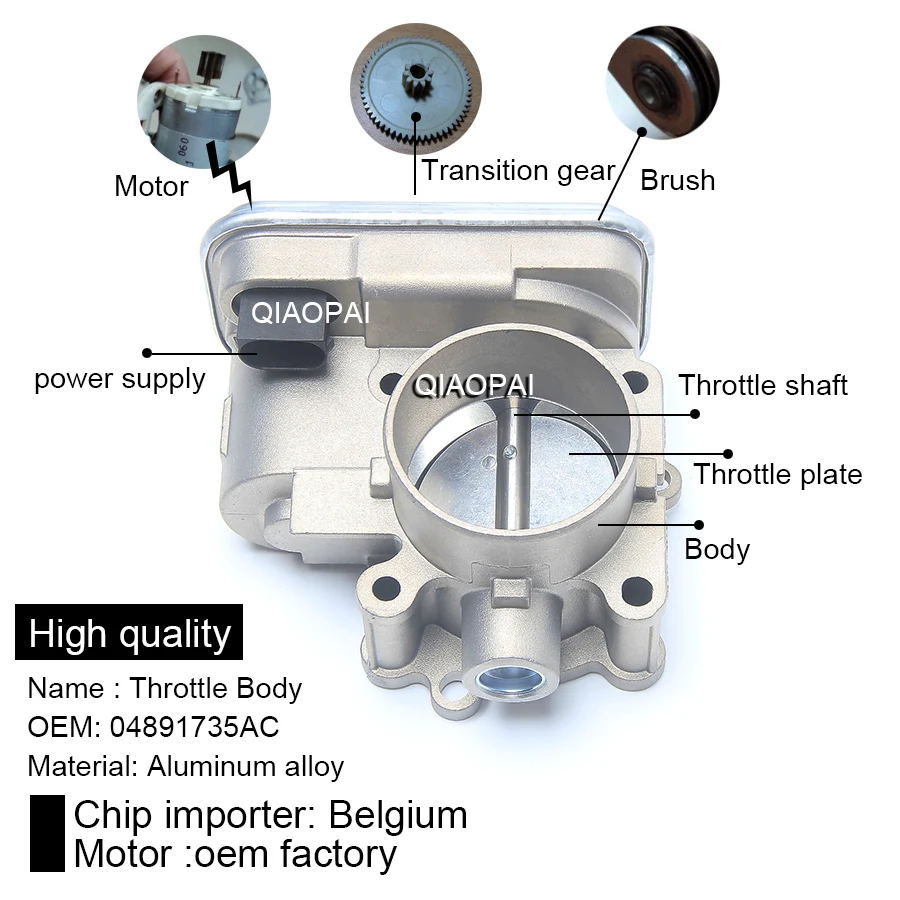 Корпус дроссельной заслонки для Jeep Compass Patriot Journey Chrysler Dodge 1.8L 2.0L 2.4L 04891735AC 4891735 4891735AC |