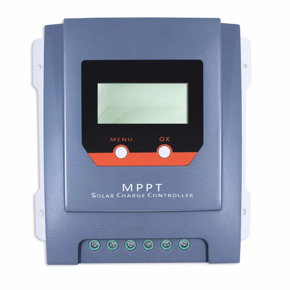 MPPT 30A 12 В 24 в Солнечный контроллер заряда ЖК-дисплей с функцией в режиме реального времени, для жидкой и гелевой батареи, Новинка