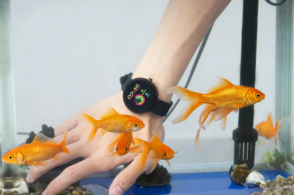 Timethinker Фитнес трекер Смарт часы IP68 Водонепроницаемый сердечного ритма крови