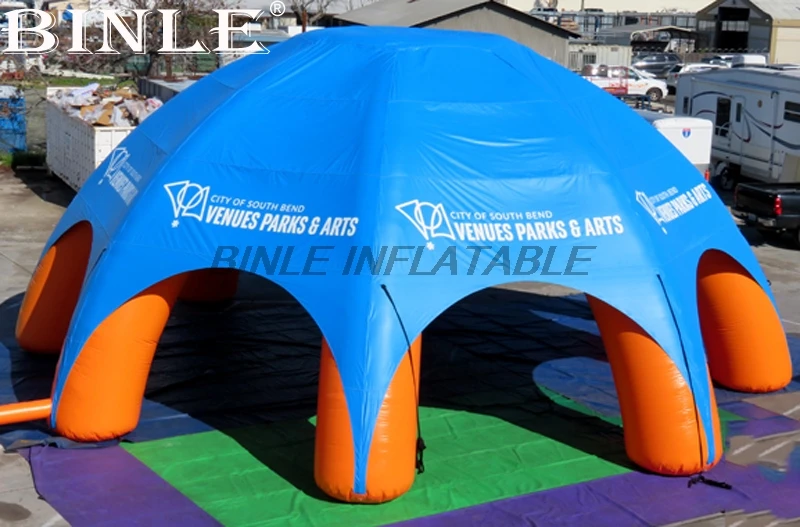 Verkauf Wasserdicht 12 M 40ft Durchmesser Riesen Pavilion Aufblasbare Spinne Zelt Ereignis Station Versammlung Dome Zelt Mit 8 Beine