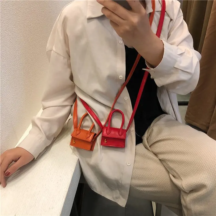 Супер маленькие модные сумки через плечо для женщин новая модная сумка