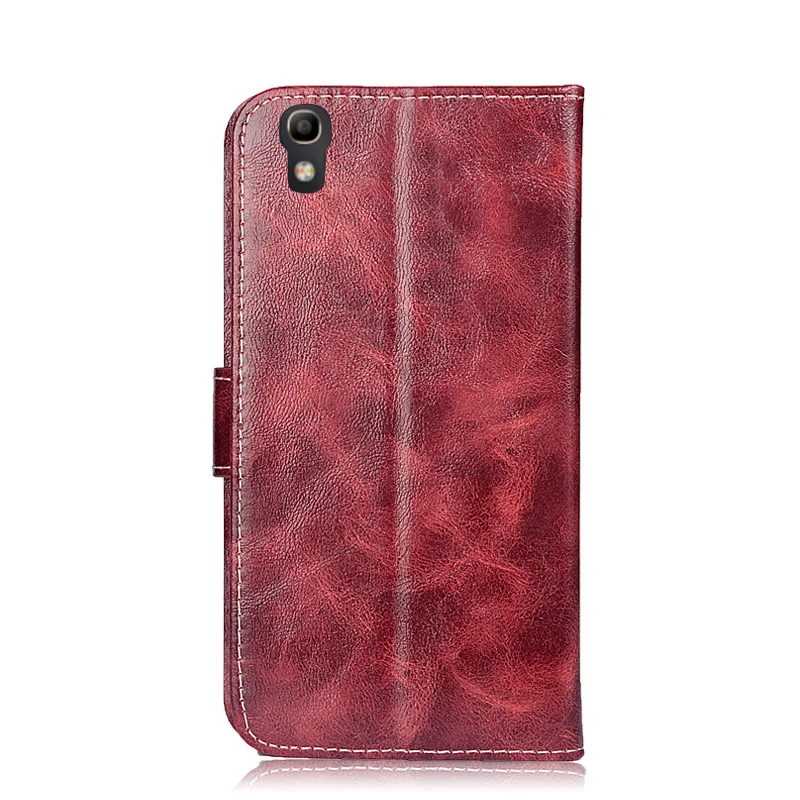 Высокое качество масло воск кожаные чехлы для bluboo S8 чехол Flip Book глянцевая крышка