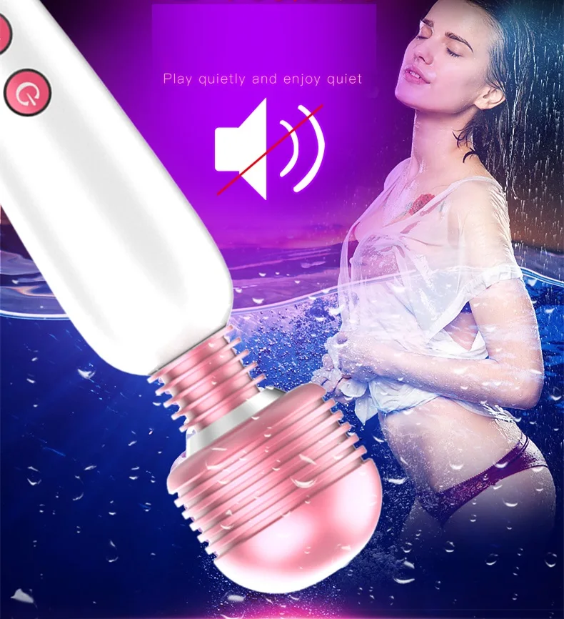 12 Скоростей мини AV фаллоимитатор вибратор USB беспроводной волшебная палочка
