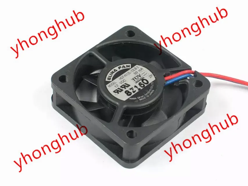 Вентилятор HDF4012L 12LB 2 DC 12V 50MA проводной 40x40x10 мм Сервер вентилятор охлаждения|square