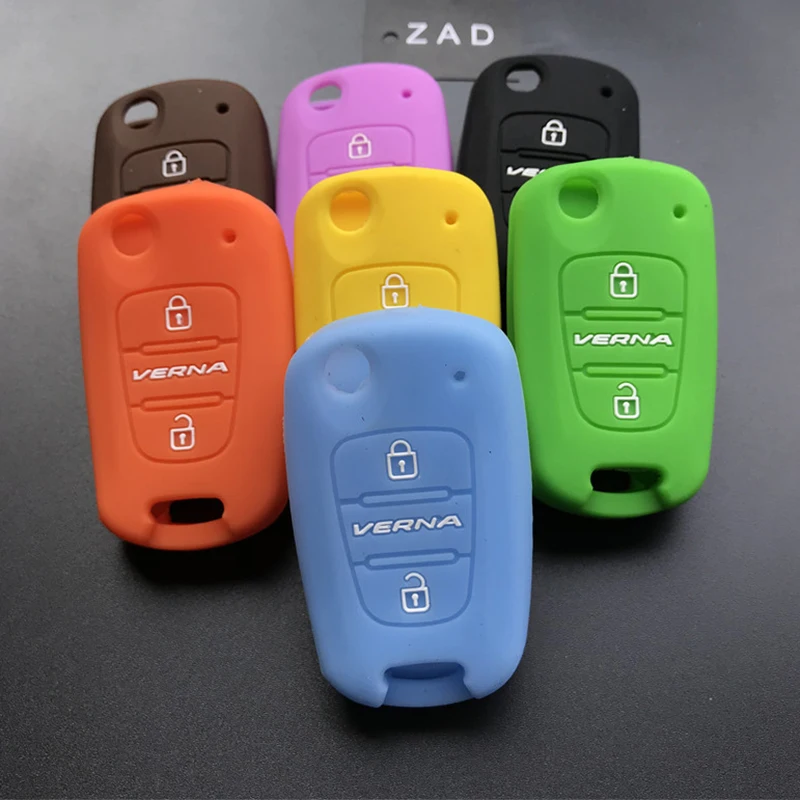 ZAD силиконовый чехол для автомобильного ключа защитный Hyundai ix35 iX45 iX25 i10 i30 HB20 Sonata
