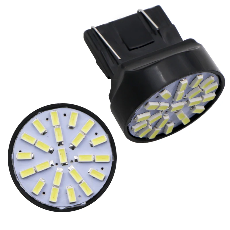 1X 12 в T20 W21/5 вт авто стайлинг автомобиля освещение 7443 22 светодиода SMD 3020 1206