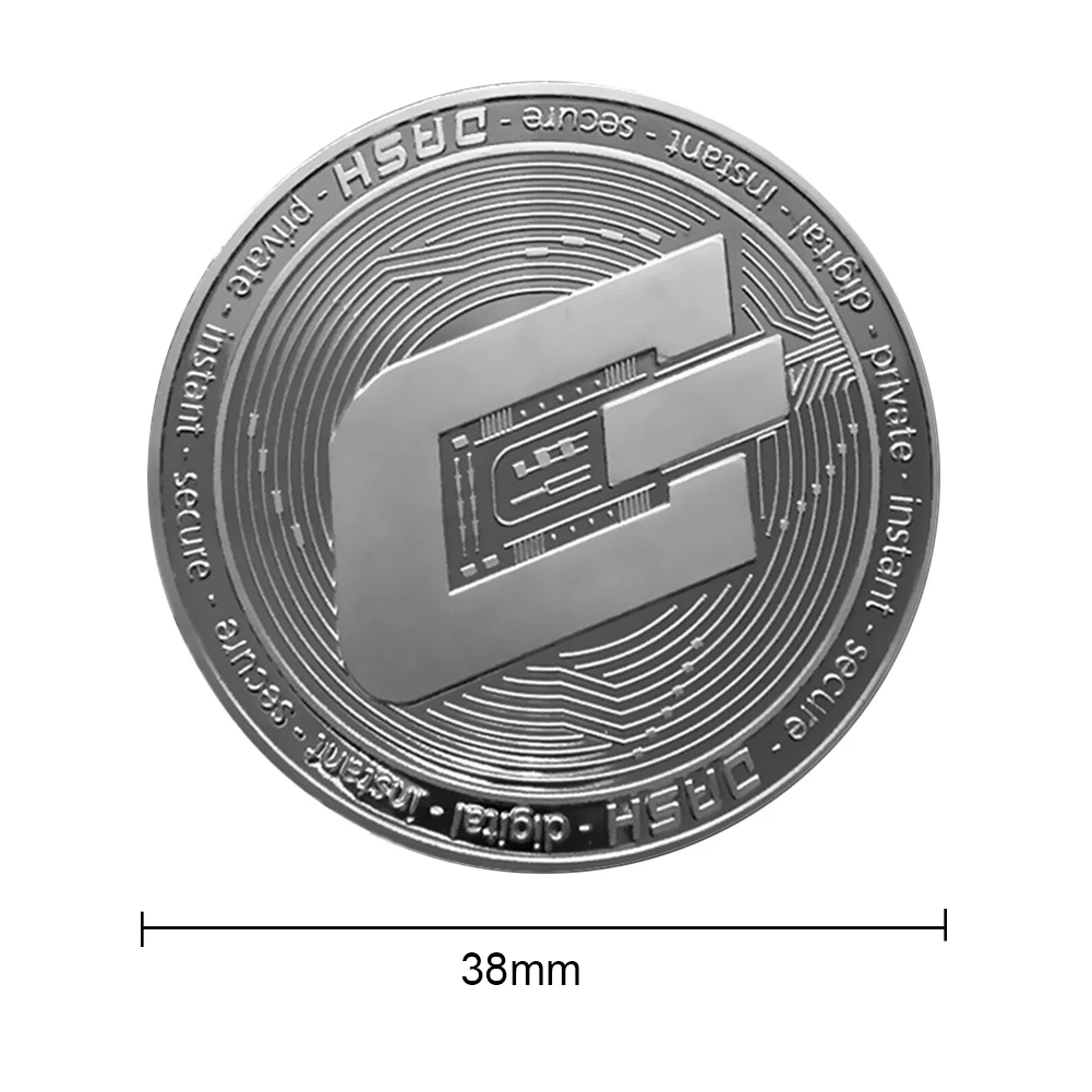 Litecoin монеты не-монеты иностранных валют Биткоин/эфириум/Lite/тире/пульсация монета 5 видов памятной монеты(Прямая поставка) Подарочная монета