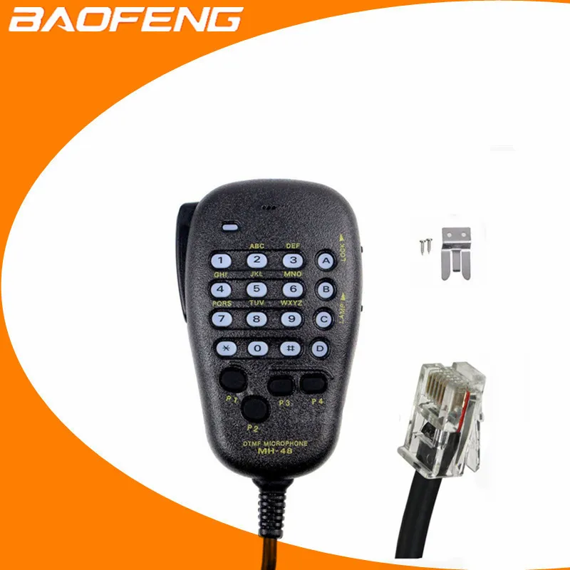 YAESU MH 48 DTMF динамик микрофон для 48A6J FT 8800R 1807|speaker microphone|yaesu mh-48yaesu microphone |