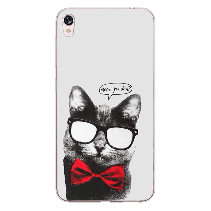 ciciber Cover For ASUS Zenfone 5 Lite ZC600KL 5Z ZE620KL ZS620KL Phone Cases Soft TPU Cute Animal Funny Cat Shell |