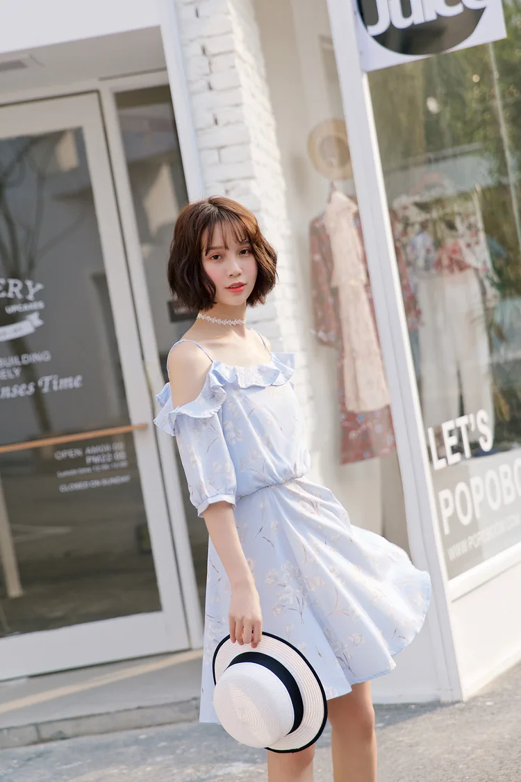 Summer Style Sexy Women Cute Beach Dress Chiffon Beachwear Cover Up Swimwear Vestidos |