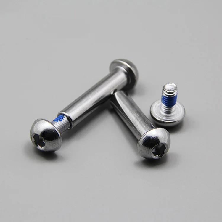 M8 52mm semi-circle inner hexagon butt screw for Bicycle Umbrella head knock splint screws 8mm 10pcs | Обустройство дома