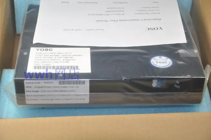 

YOFC dispersion compensation fiber module DCM-LA-C100%-60km-LCP-01