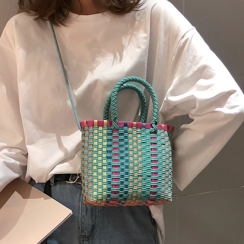 Праздничная пляжная дорожная сумка 2019 летняя Новая высококачественная ткацкая