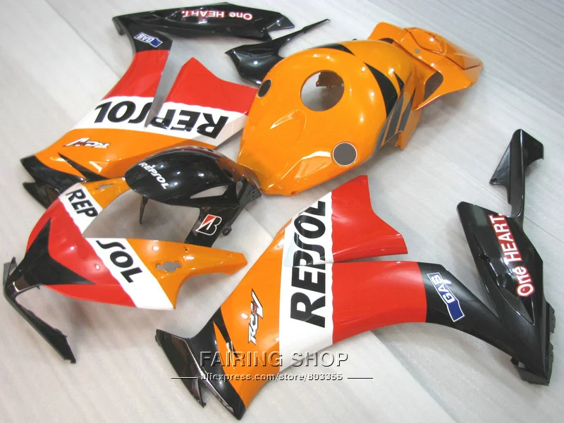 Литьевая форма обтекатель корпуса для Honda CBR1000RR 2012 2015 оранжевые черные Обтекатели