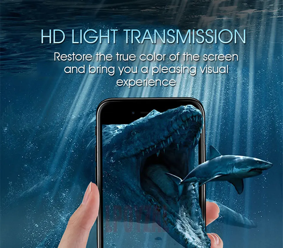 LPOYZAL 10D полное покрытие закаленное стекло для iphone X XS Max XR 9H Защитное стекло для iphone 6 6S 7 8 Plus Защитная пленка для экрана