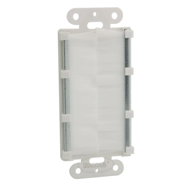 Внутренняя Щетка щетинка вставка крышка Выходная панель белая|wall plate|outlet panelwall plate