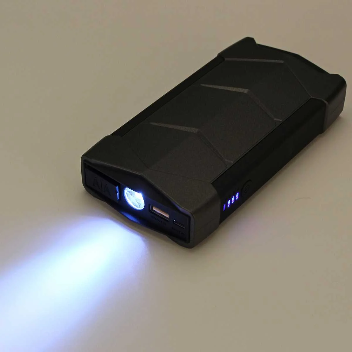 Мини Портативный 12V 99900 мАч автомобильное пусковое устройство, Батарея USB Зарядное устройство экстренного Мощность банк SOS светодиодный фонарь светильник для пусковое устройство
