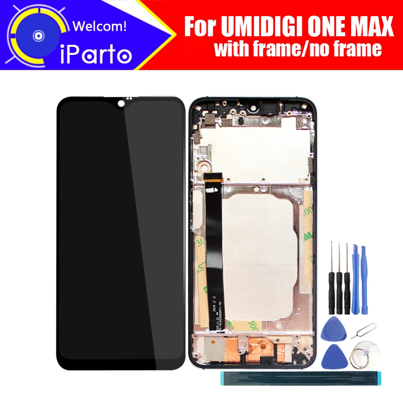 6 3 дюймов UMIDIGI ONE MAX ЖК дисплей Дисплей + кодирующий преобразователь сенсорного