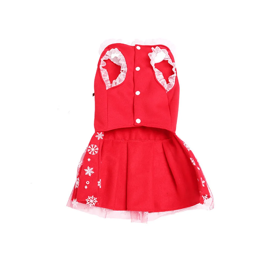 Transer Vestido Perro принт собаки платье Рождественская Снежинка милые платья для