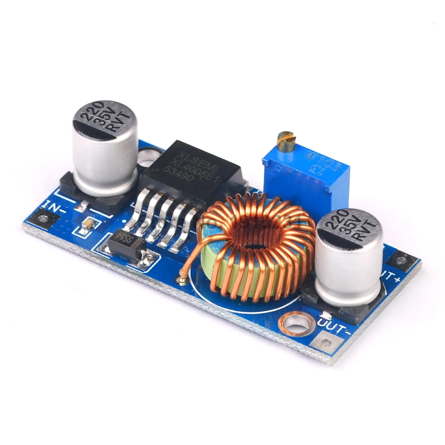 1 шт. XL4005 DSN5000 Beyond LM2596 Регулируемый понижающий модуль питания с DC 5A высокая сила