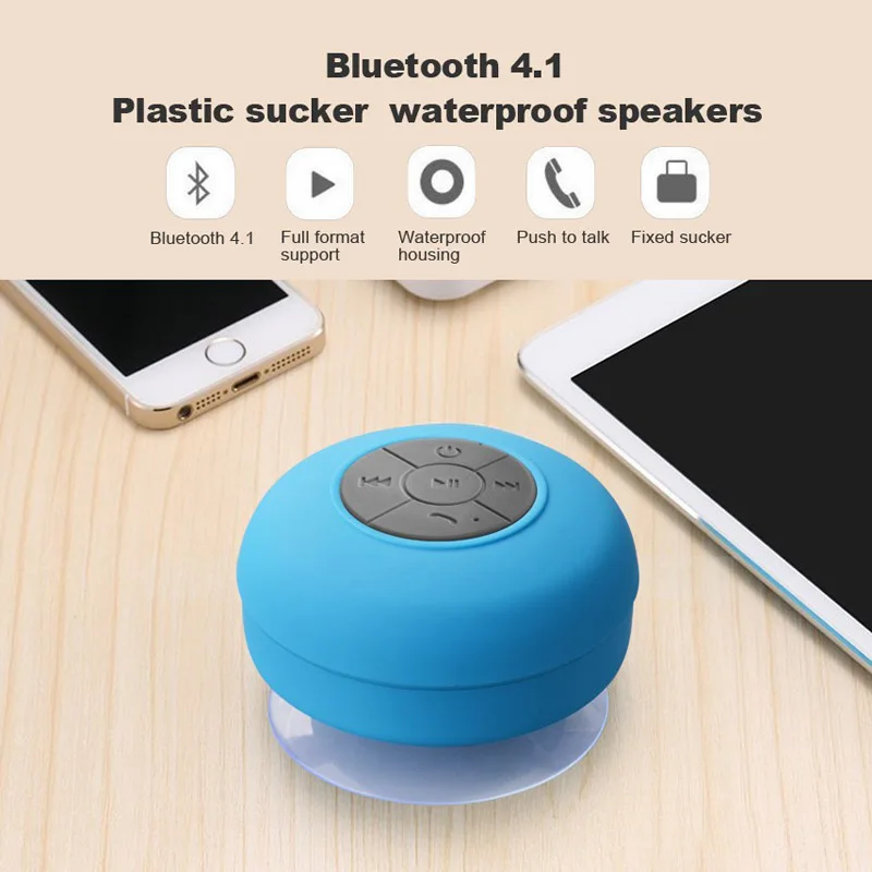 Wearpai мини Портативный сабвуфер душ Беспроводной Водонепроницаемый Bluetooth Динамик