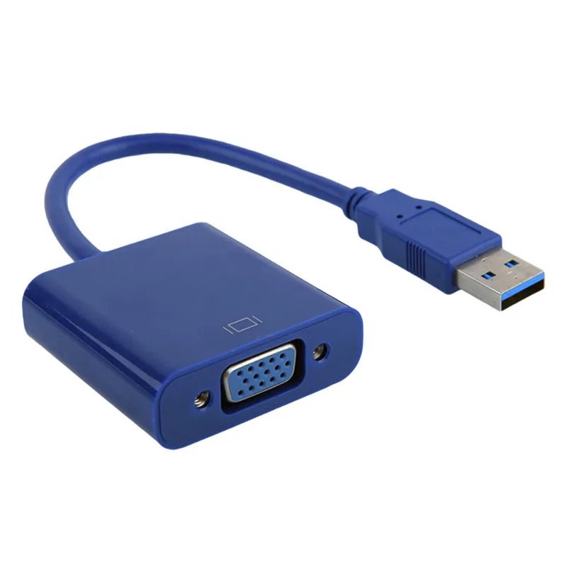 3 0 USB в VGA разъем 1080P Поддержка ноутбуков настольных компьютеров и мониторов