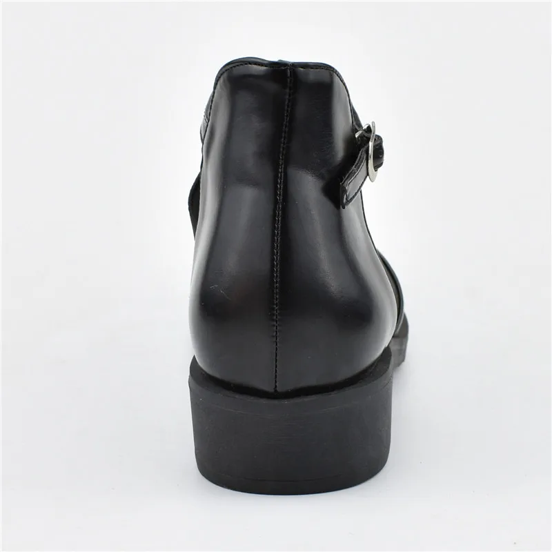 Odetina Модные женские повседневная плоская обувь с пряжкой Т ремень Лодыжки Ремень