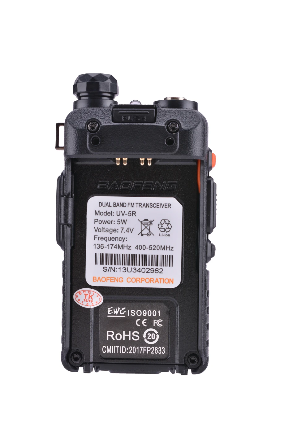 Baofeng UV-5R портативная рация Двухдиапазонная профессиональная 5 Вт UV 5R Ham двухстороннее радио UV5R портативная охотничья радиостанция КВ трансивер