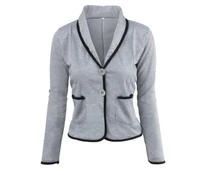 women blazer 2022 autumn bodycon ladies blazer office work wear business jacket top elegant outwear