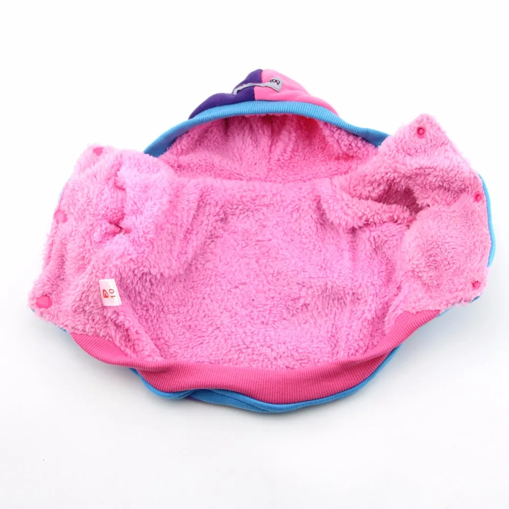 Модная популярная мягкая осенне зимняя теплая одежда для собак комбинезон