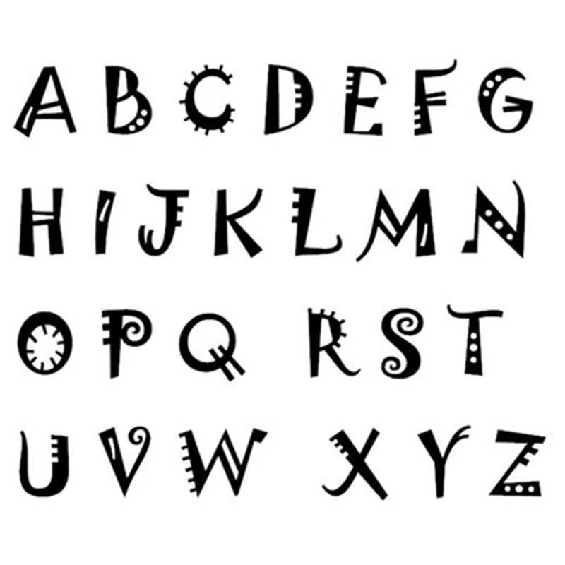 Металлические вырубные штампы с алфавитом для скрапбукинга YINISE 1066|dies for scrapbooking|die