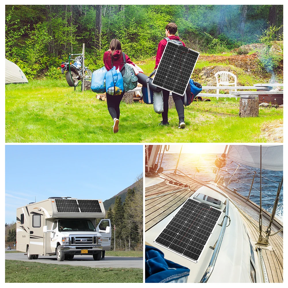 Dokio 18V 50w Панели солнечные гибкие комплекты Наборы заряда на открытом воздухе s для