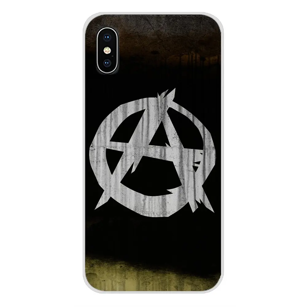 Для Motorola Moto X4 E4 E5 G5 G5S G6 Z Z2 Z3 G3 G2 C Play Plus amazing Anarchy Symbol A logo Аксессуары чехлы для