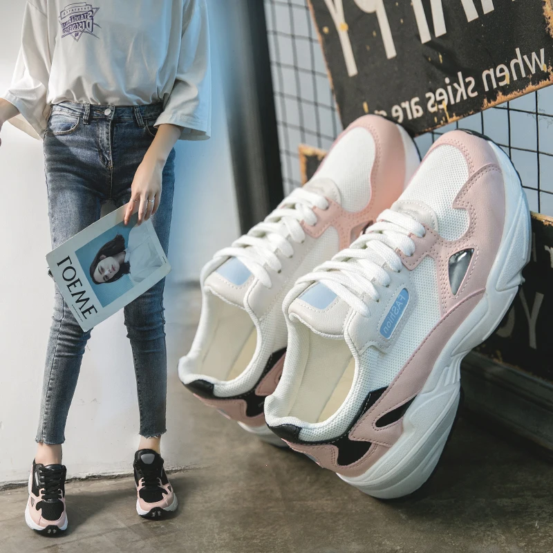 Sneakers for Women New Comfortable Shoe Breathable ShoesWhite Platform Sneakers Women Vulcanize Shoes White Women Sneakers