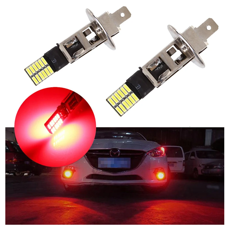 KEYECU 2 шт. 6500K Ultra H1 24SMD 4014 светодиодные Сменные лампы для автомобильных