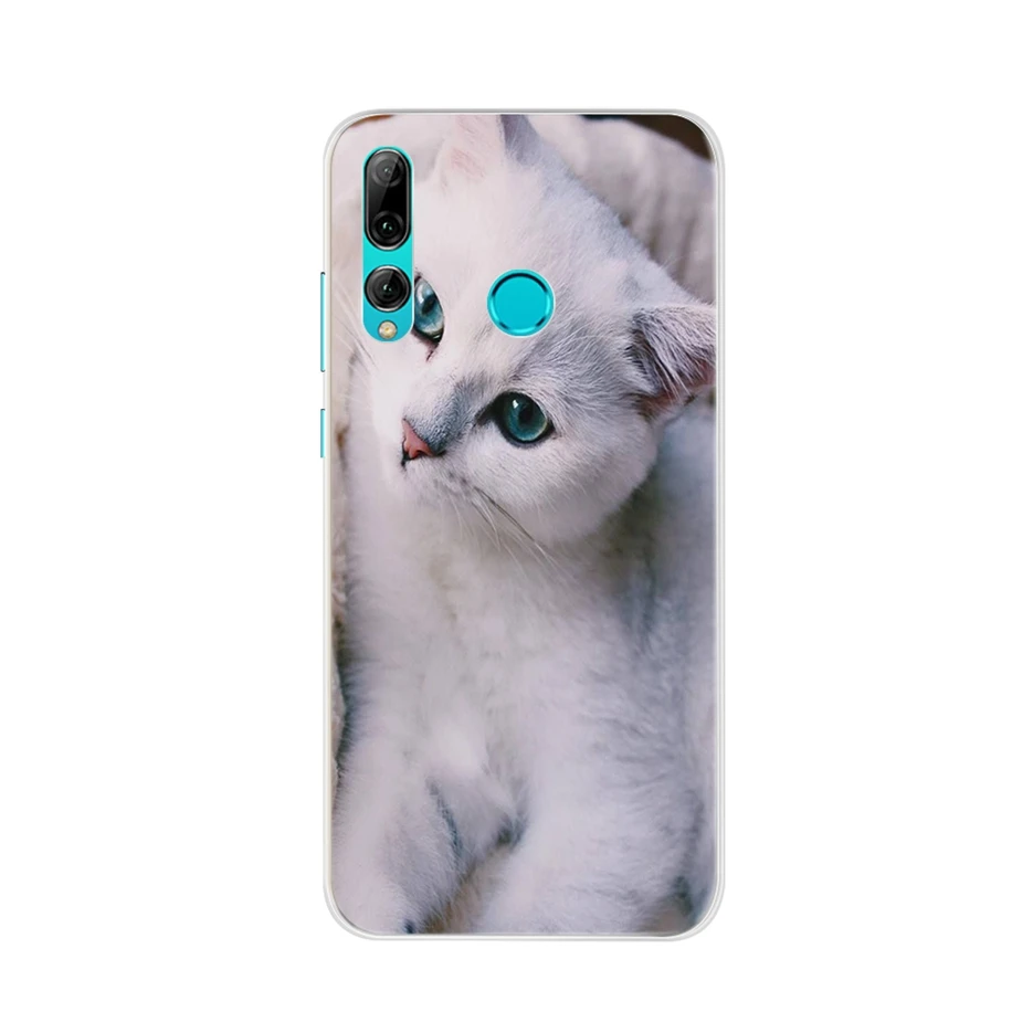 Чехол для Huawei P Smart Plus 2019 силиконовый мягкий ТПУ чехол с животными задняя крышка