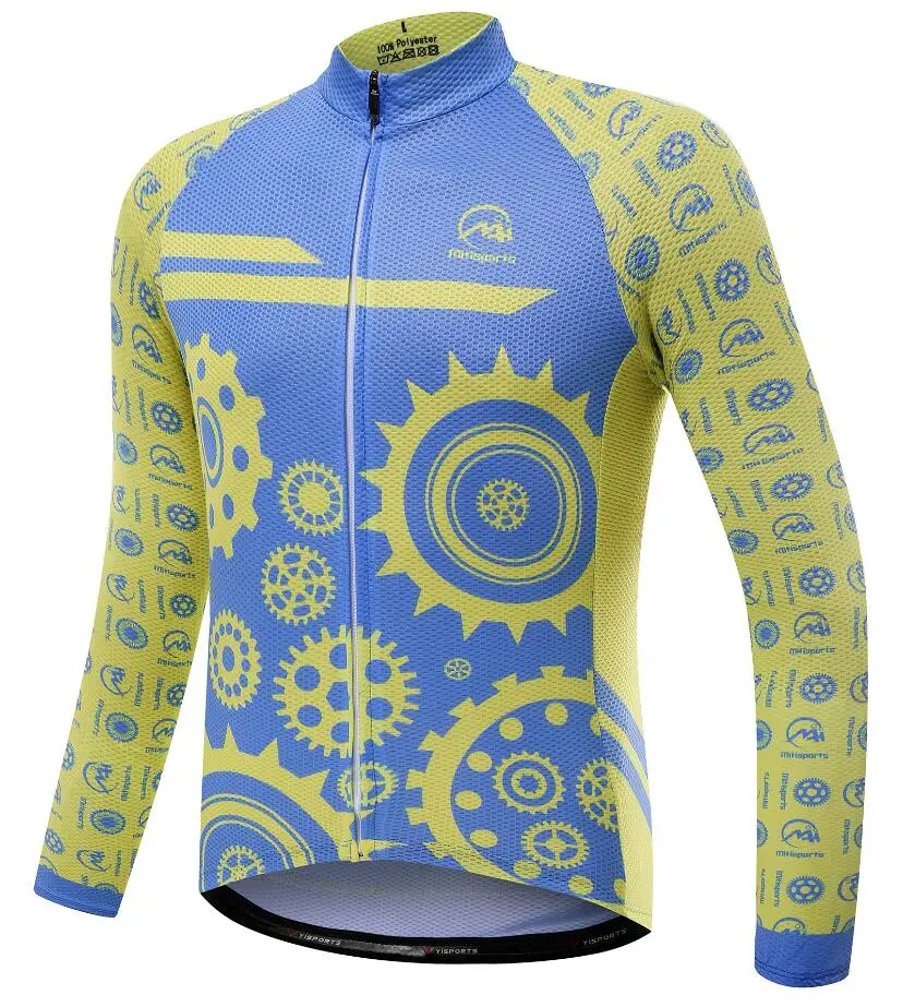 Горный велосипед MTSPS с длинным рукавом Джерси 2017 Pro Team Mtb велосипедная одежда
