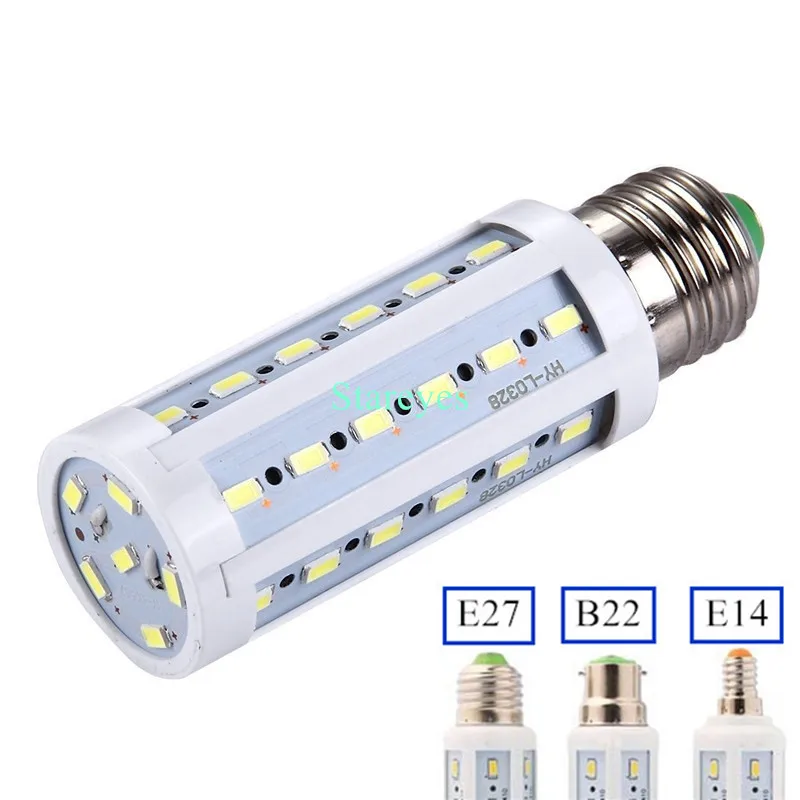 1 шт E27 E14 B22 SMD 5630 5730 24 42 60 84 98 132 165 светодиодный Светодиодная лампа-Кукуруза свет для локальных светильников освещения подвесной светильник