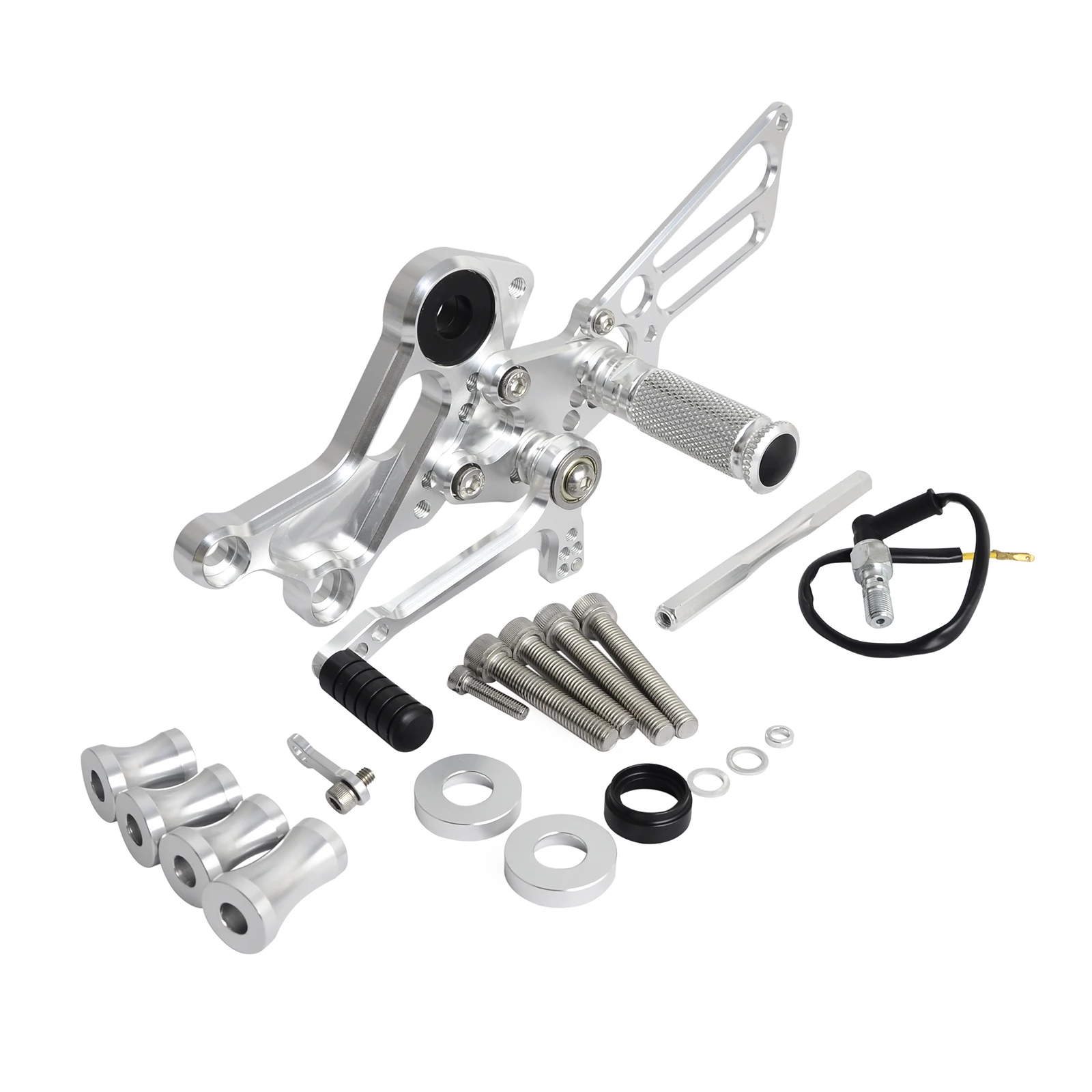 Подножки задний Набор для поездок на мотоцикле Ducati Monster 696 796 2010-2013 2012 2011 Monster 1100 S EVO регулируемая коробка передач для ног