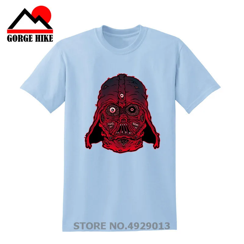 Мужские дизайнерские Забавные футболки Freak Darth Vader с принтом монстра короткими