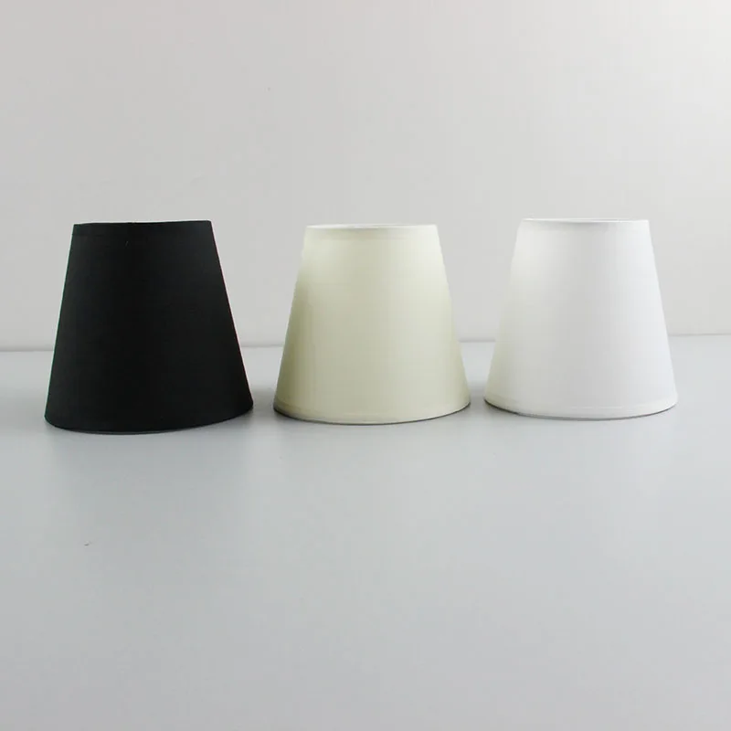 2 шт. современные модные белые черные пластиковые колпачки для ламп абажуры из