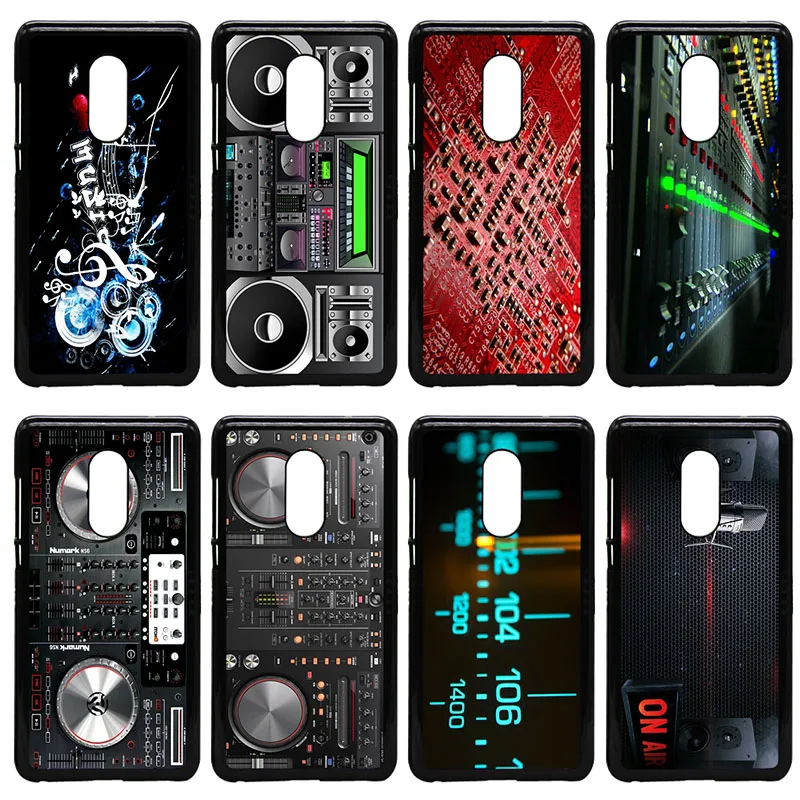 Модный чехол для мобильного телефона DJ Radio Жесткий ПК Xiao mi Red 3X 6 5 5S Plus Note 4X2 3 S 4 Pro Prime