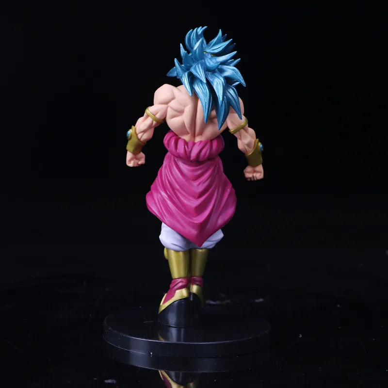 Dragon Ball Z классический Broli Broly Супер Saiyan голубые волосы стоячие Ver. Против Гоку ПВХ фигурка DBZ Вегета Модель 22 см