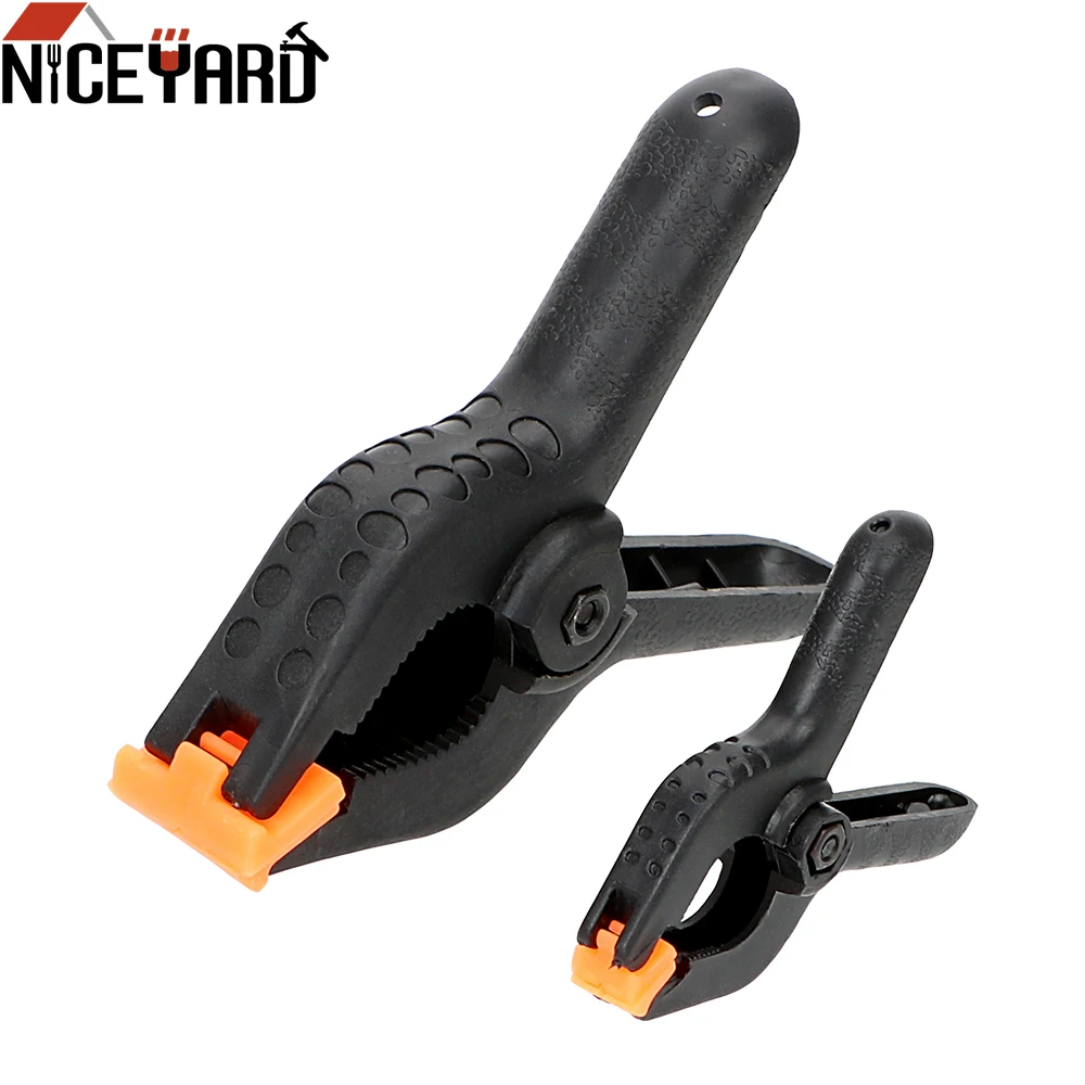 

NICEYARD Woodworking Spring Clip DIY Hand Tools Plastic 2" 4" Toggle Clamps for Photo Studio Background Clamp Heavy