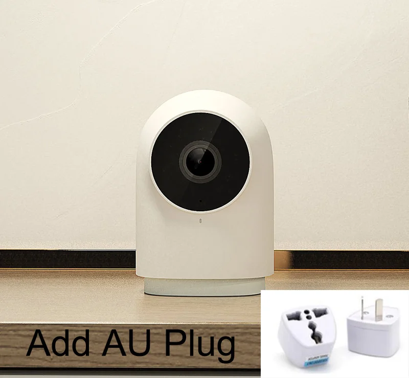Новейшая умная камера Aqara G2 1080P шлюз издание Zigbee связь смарт-устройств IP Wifi Беспроводная облачная Домашняя безопасность - Цвет: Add AU Plug