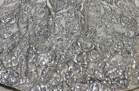 Серебристый Сексуальное вечернее платье из шифона Русалка Вечерние платья Длинные черные Золотое платье для выпускного вечера Hlater шеи блестка блеск вечернее платье Vestido de Fiesta NE40 - Цвет: Серебристый