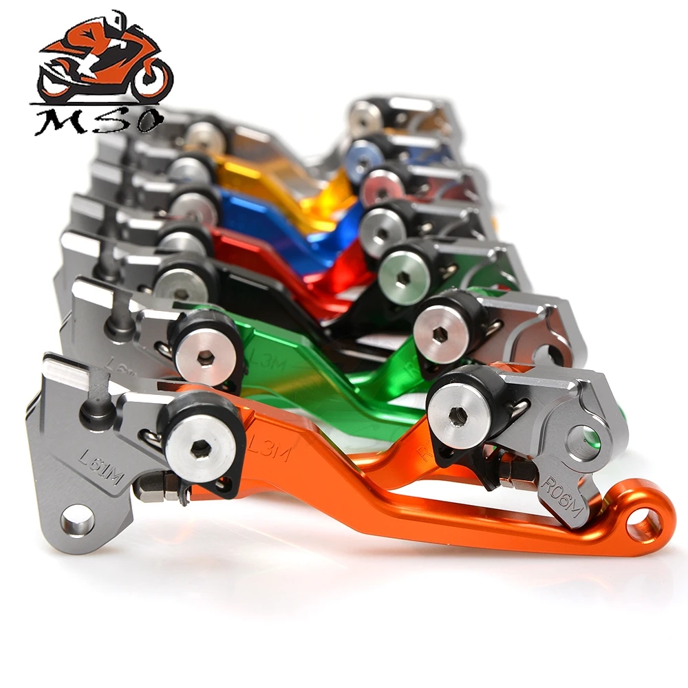 Dirt Bike Pivot Brake Clutch Levers Motocross Lever For Suzuki RMZ 250 2007 2008 2009 2010 2011 2012 KAWASAKI KX85 KLX250 | Автомобили и